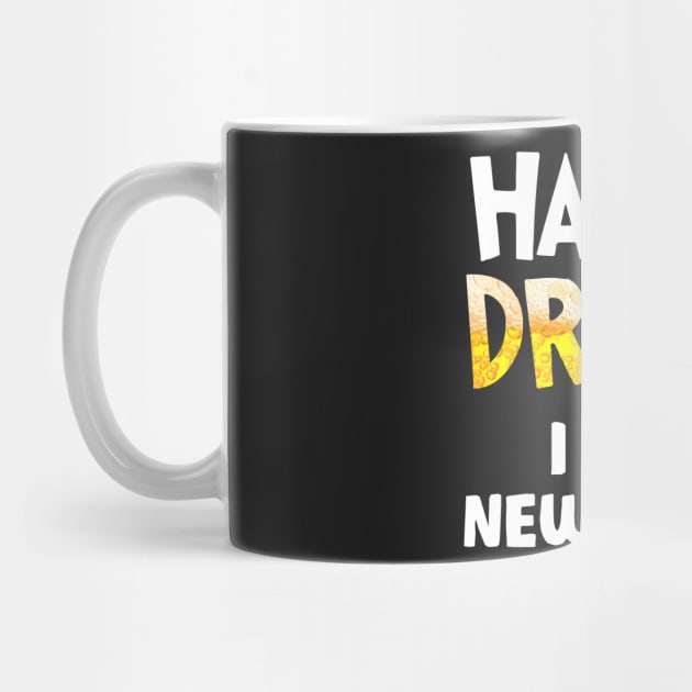 Happy Drunk I_m New Year T-Shirt Funny New Year Dr by TeeLovely